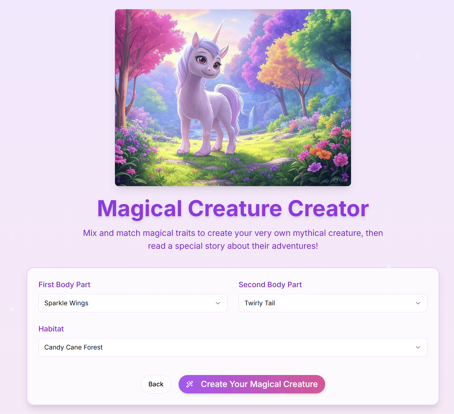 Magical Creature Creator